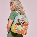 LOUNGEFLY | DISNEY Bambi & Friends Triple Pocket Mini Backpack