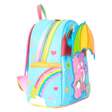 LOUNGEFLY | CARE BEARS Cheer Bear & Share Bear Rainbow Umbrella Mini Backpack
