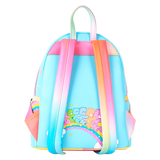LOUNGEFLY | CARE BEARS Cheer Bear & Share Bear Rainbow Umbrella Mini Backpack