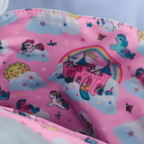 LOUNGEFLY | MY LITTLE PONY Equestria Drawstring Mini Backpack