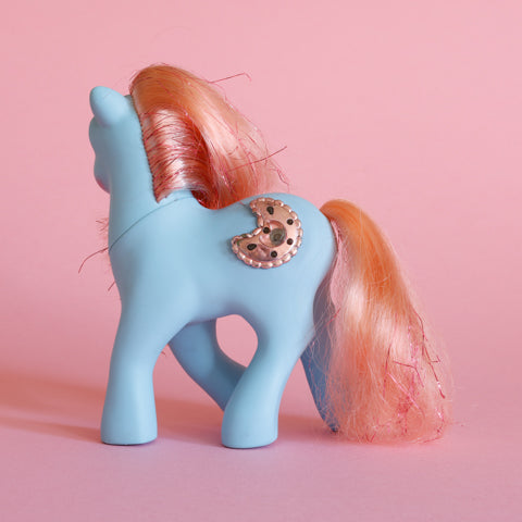 MY LITTLE PONY | Vintage G1 - German Princess VARIANT Royal Blue Sapphire