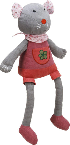 Woven Fabric Miss Mouse