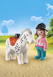 PLAYMOBIL 1.2.3 - Rider with Horse - 70404