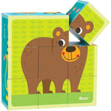 Tooky Toy Wooden Block Animal Puzzle
