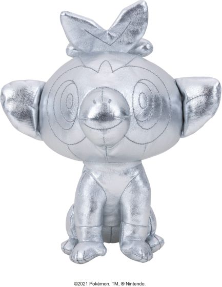 Pokemon 25th Celebration 8" Silver Grookey Plush