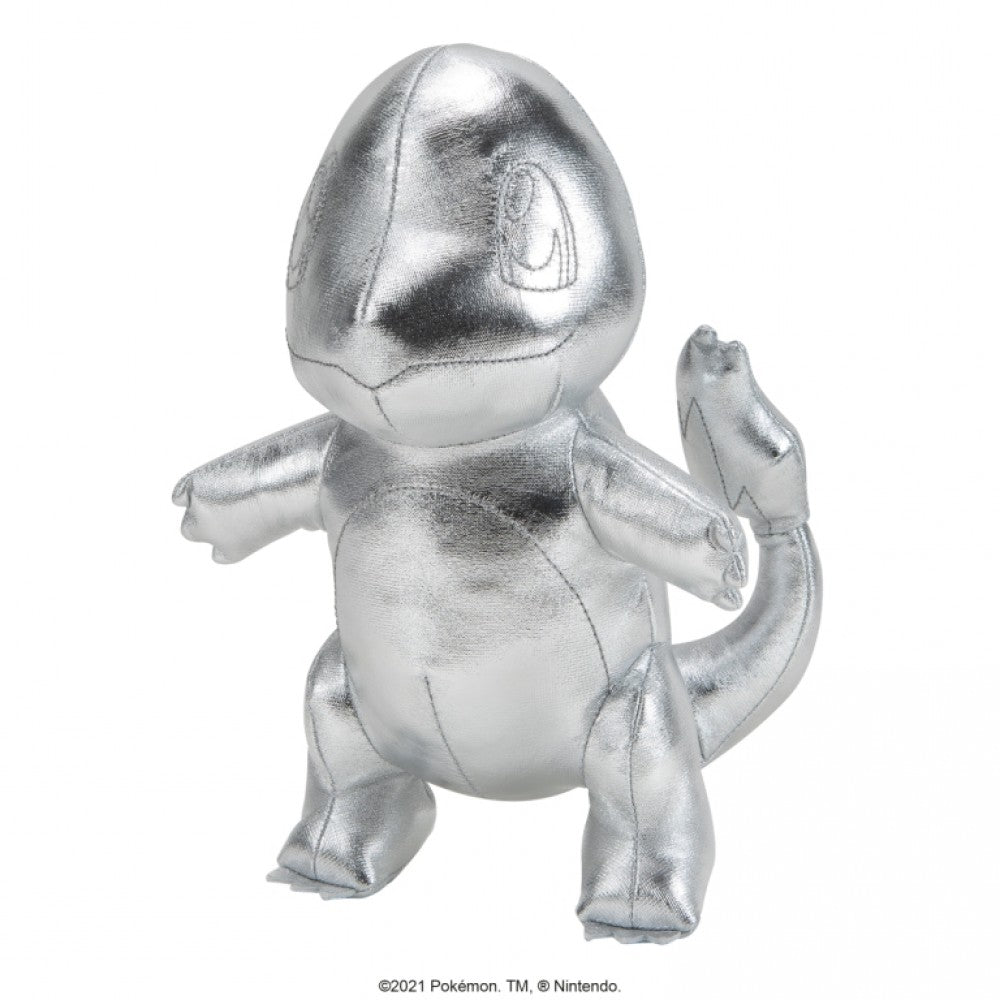 Pokemon 25th Celebration 8" Silver Charmander Plush