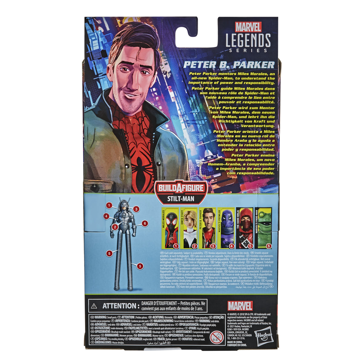 Marvel Legends Series Spider-Man: Into the Spider-Verse Peter B. Parker
