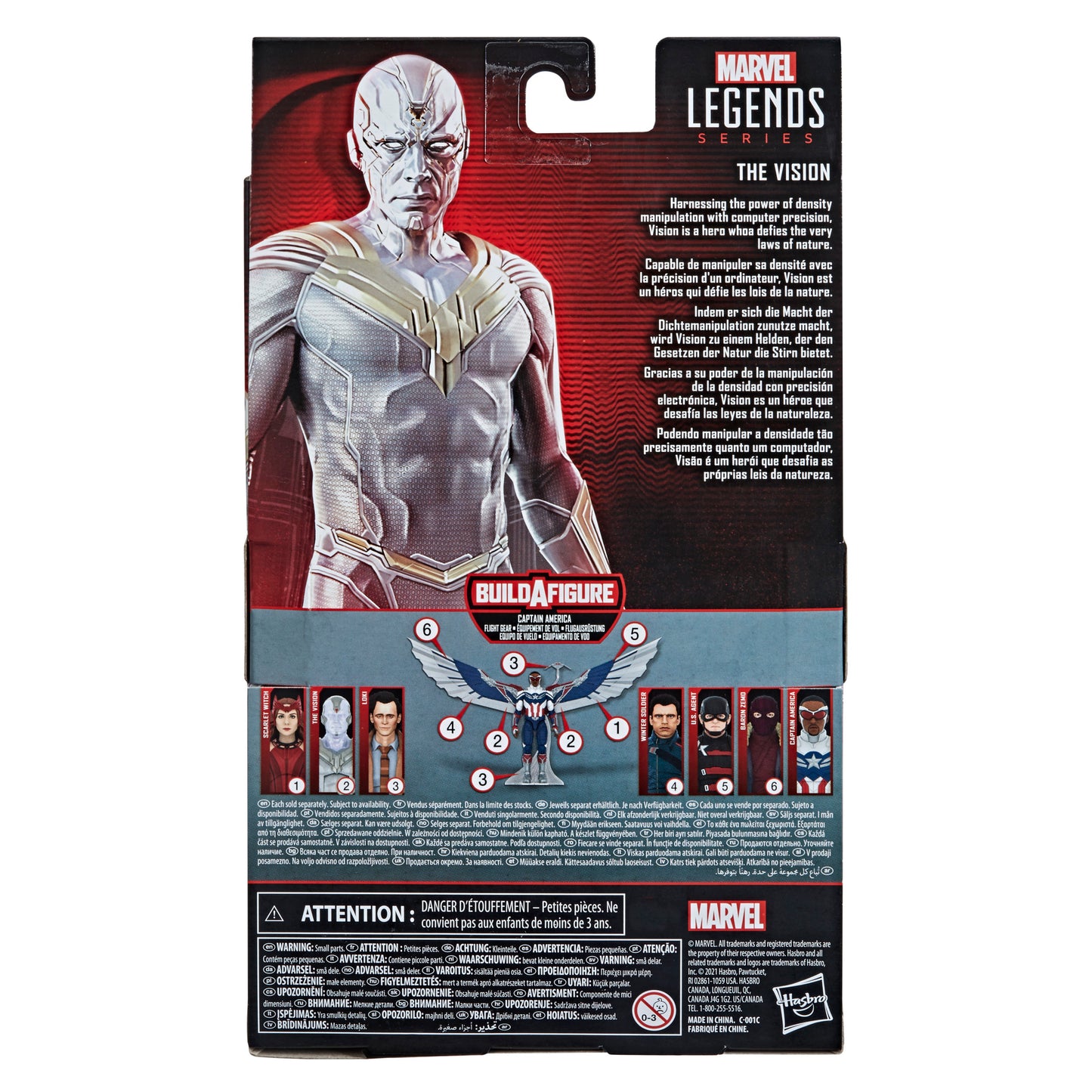 Hasbro Marvel Legends Series Avengers 6-inch Action Figure Vision
