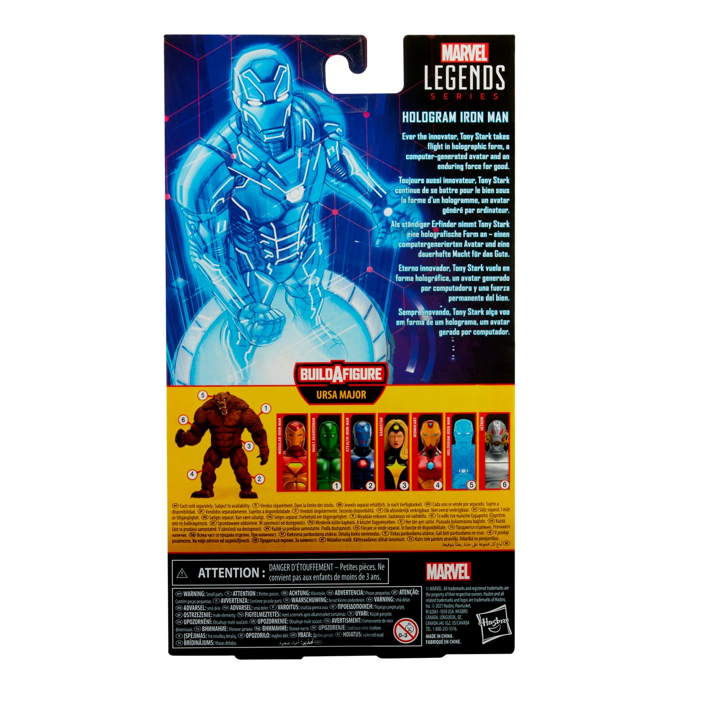 Hasbro Marvel Legends Series Hologram Iron Man