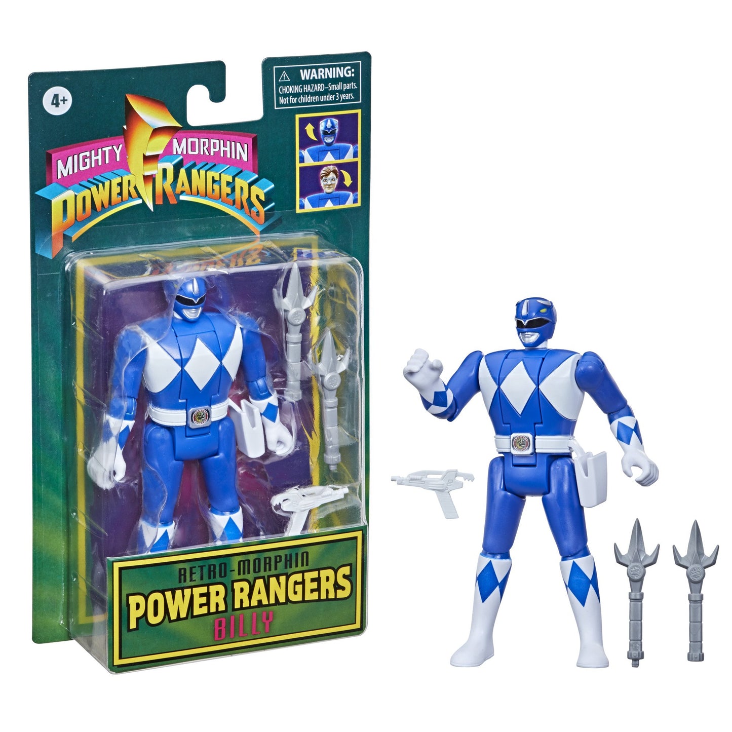 Power Rangers Retro-Morphin Blue Ranger Billy