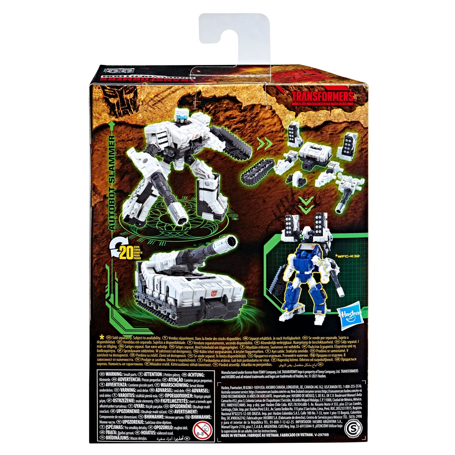 Transformers Generations War for Cybertron: Kingdom Deluxe WFC-K33 Autobot Slammer