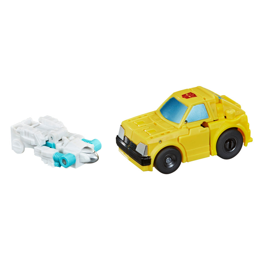Transformers Buzzworthy Bumblebee Core 2 Pack Bumblebee and Spike Witwicky Exo Suit