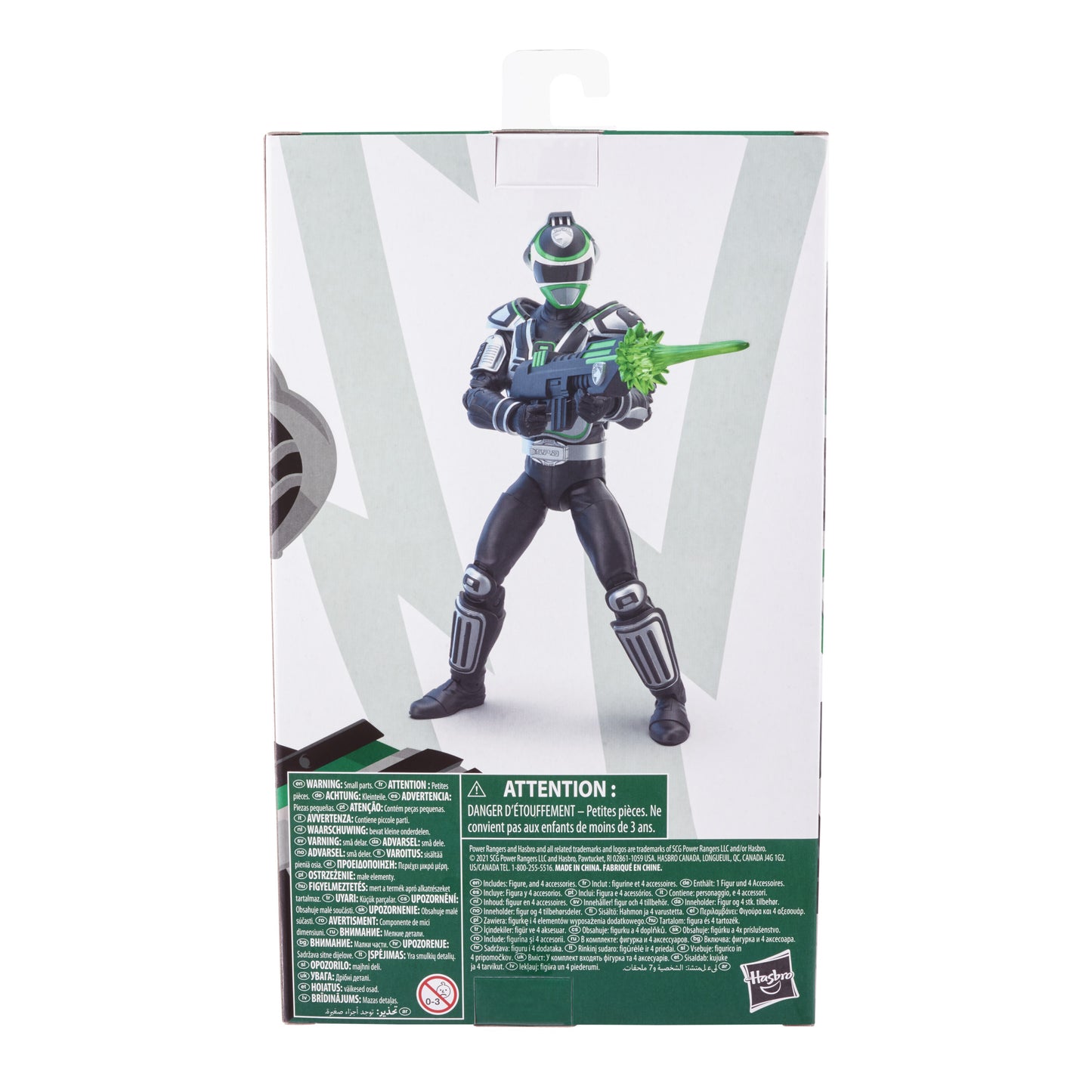 Power Rangers Lightning Collection S.P.D. A-Squad Green Ranger Figure (Crushed Box)
