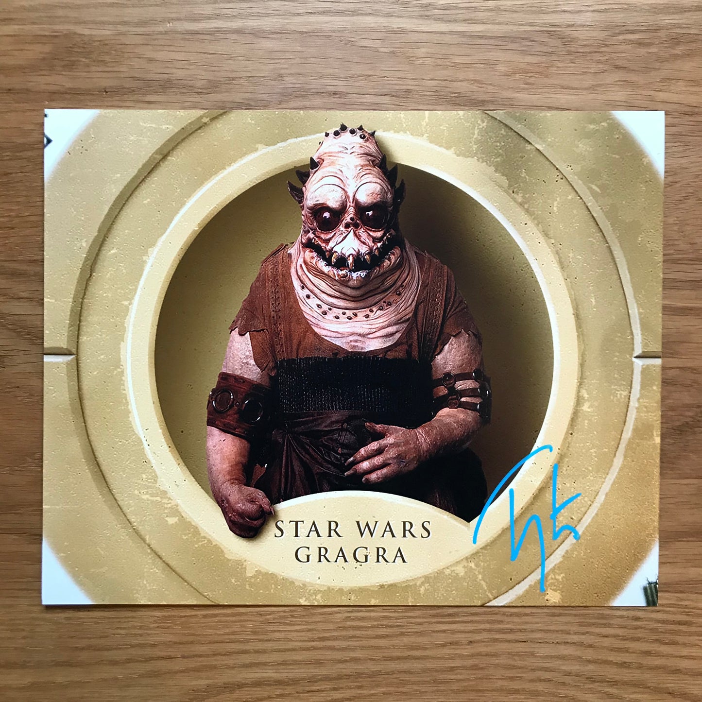 TOBY LONGWORTH VOICE ACTOR OF GRAGRA 8X10 AUTOGRAPHED