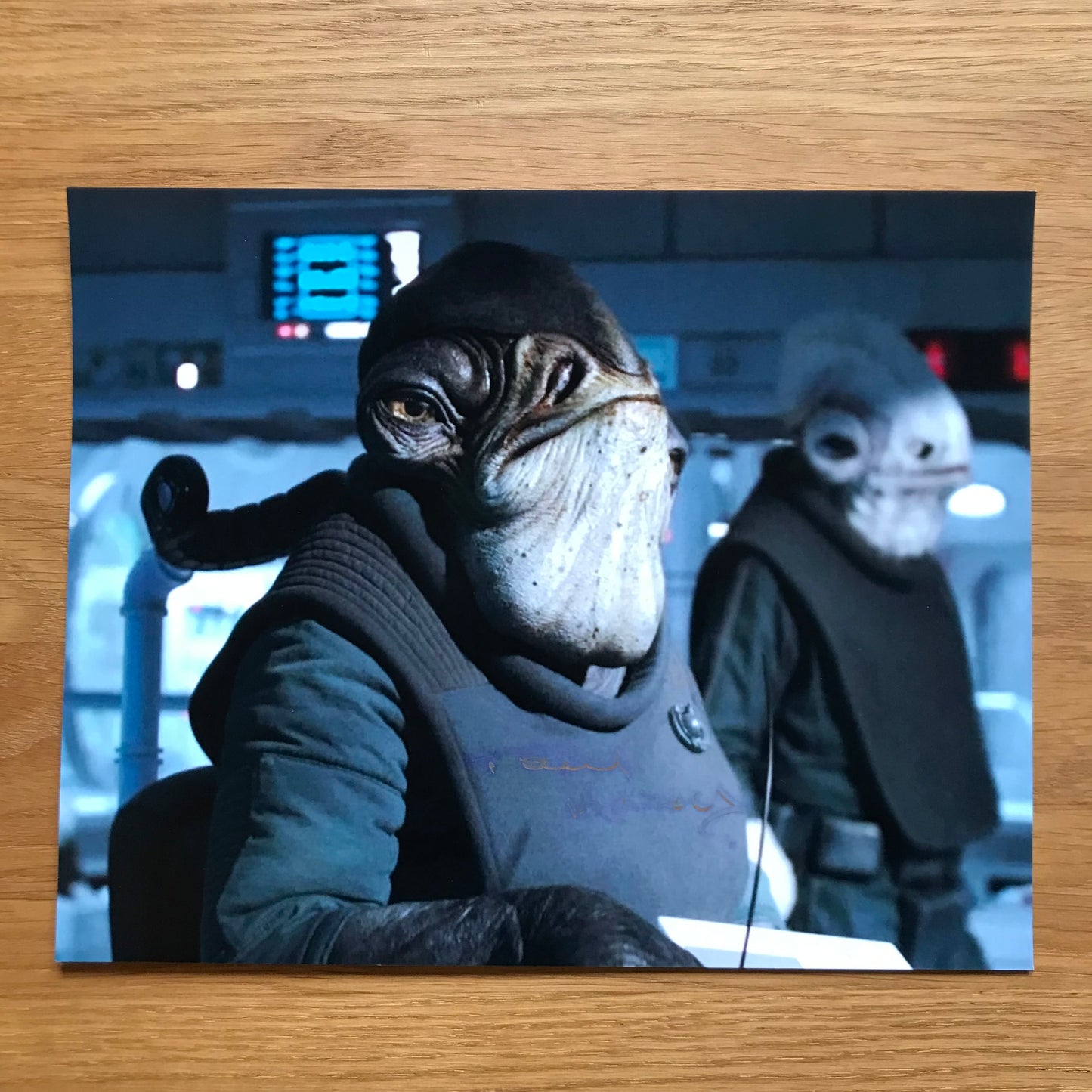 PAUL KASEY AS ADMIRAL RADDUS 8X10 AUTOGRAPHED