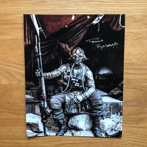 PAUL KASEY AS EDRIO TWO TUBES 8X10 AUTOGRAPHED