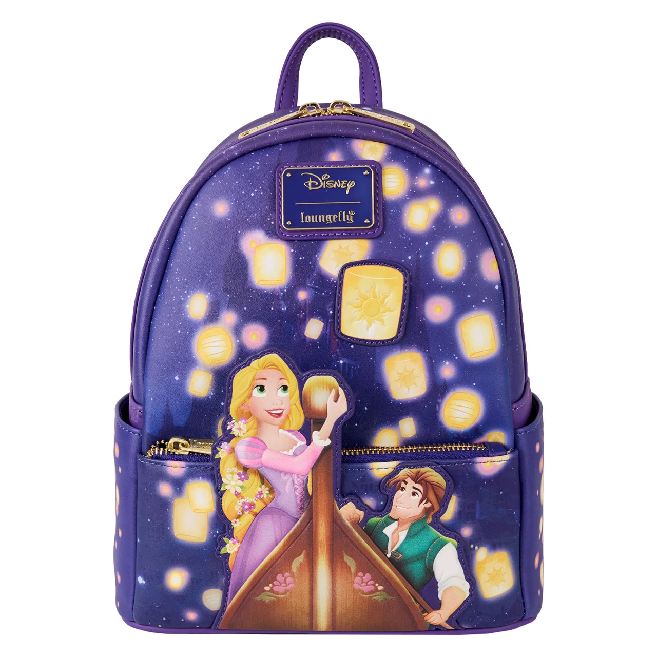 LOUNGEFLY | DISNEY Tangled Rapunzel Lantern Light Up Mini Backpack