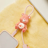 POP MART | CARE BEARS Cozy Life Series-Cable (iPhone) LOVE A-LOT BEAR