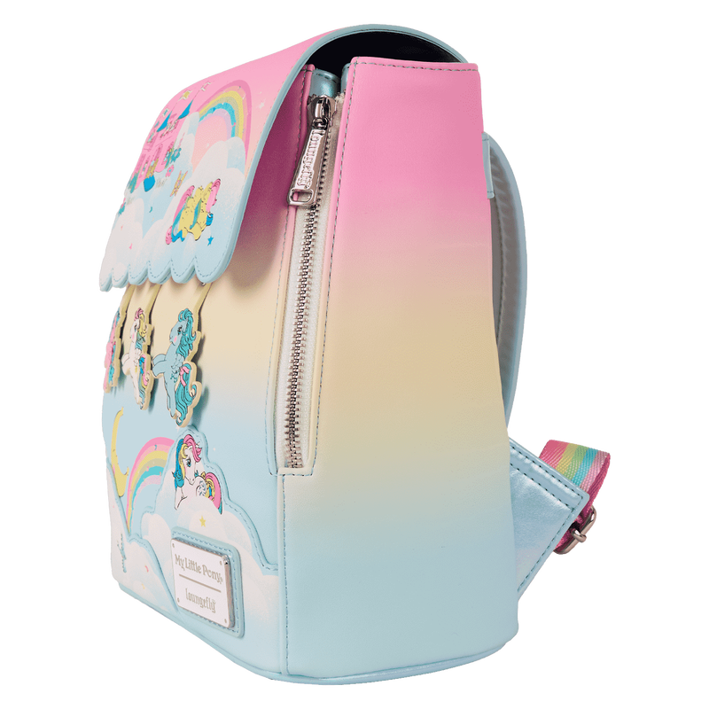 LOUNGEFLY | MY LITTLE PONY Equestria Drawstring Mini Backpack