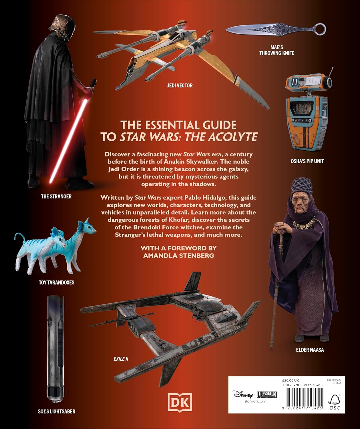 PABLO HIDALGO SIGNED COPY - STAR WARS THE ACOLYTE VISUAL GUIDE