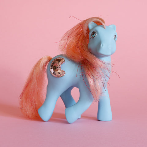 MY LITTLE PONY | Vintage G1 - German Princess VARIANT Royal Blue Sapphire