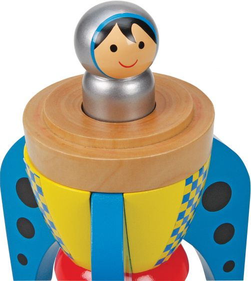 Wooden Stacking Rocket