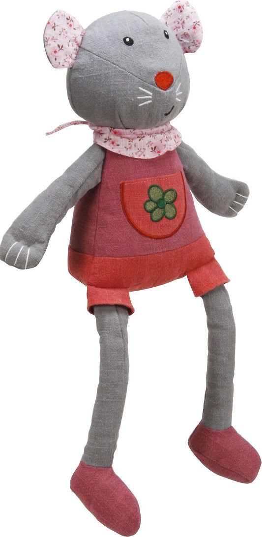 Woven Fabric Miss Mouse