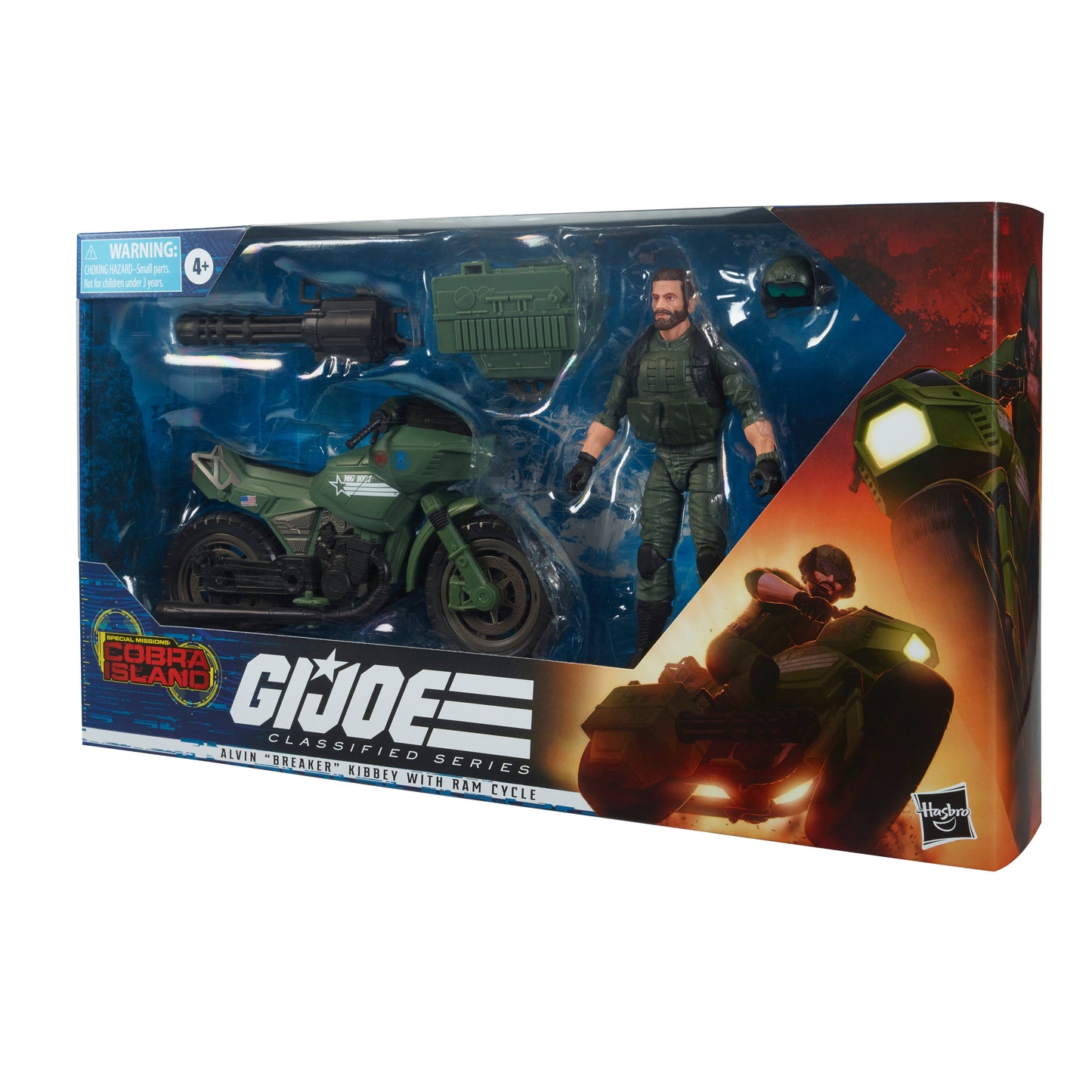 G.I. Joe Classified Series Alvin “Breaker” Kinney with RAM Cycle