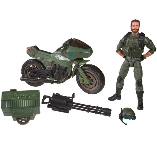 G.I. Joe Classified Series Alvin “Breaker” Kinney with RAM Cycle