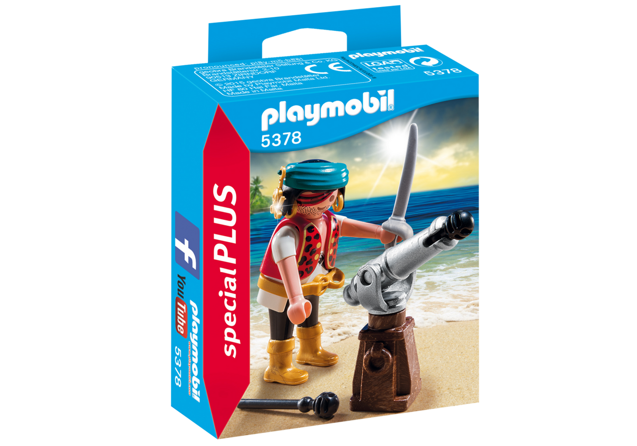 PLAYMOBIL Special PLUS Pirate with Cannon - 5378