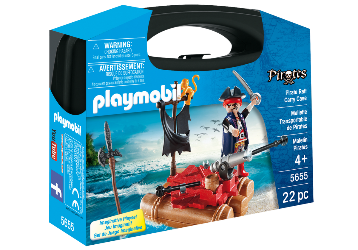 PLAYMOBIL Pirates Pirate Raft Carry Case - 5655