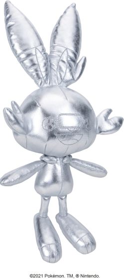 Pokemon 25th Celebration 8" Silver Scorbunny Plush