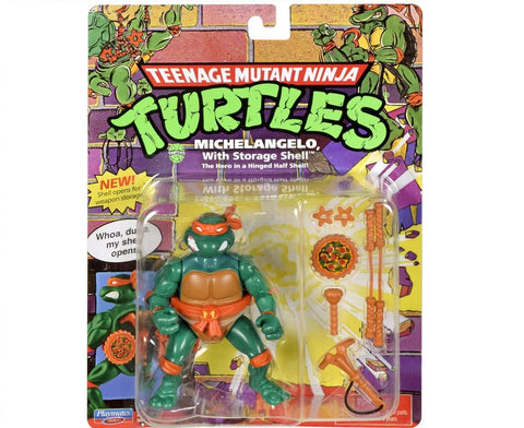 Teenage Mutant Ninja Turtles Classic Storage Shell Michelangelo Figure
