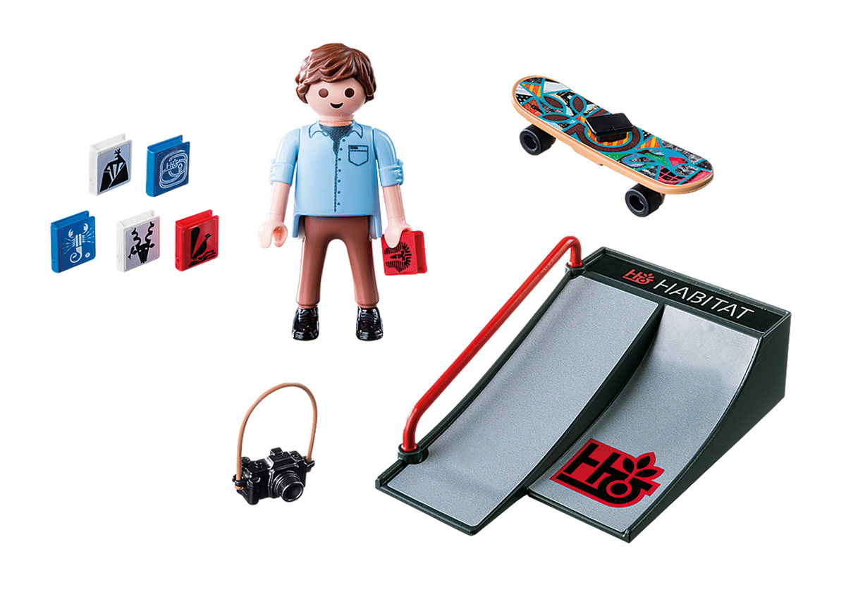 PLAYMOBIL Special PLUS Skateboarder with Ramp - 9094