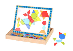 Wooden Magnetic Double Sided Shape Puzzle