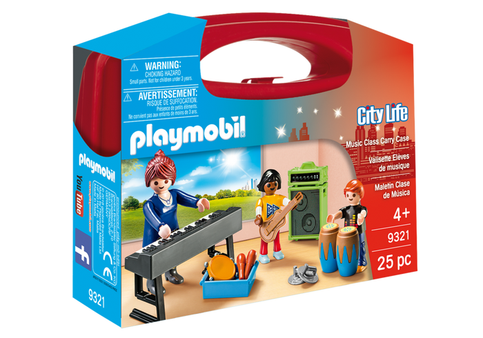 PLAYMOBIL City Life Music Class Carry Case - 9321