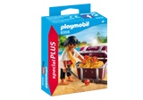 PLAYMOBIL Special PLUS Pirate with Treasure Chest - 9358