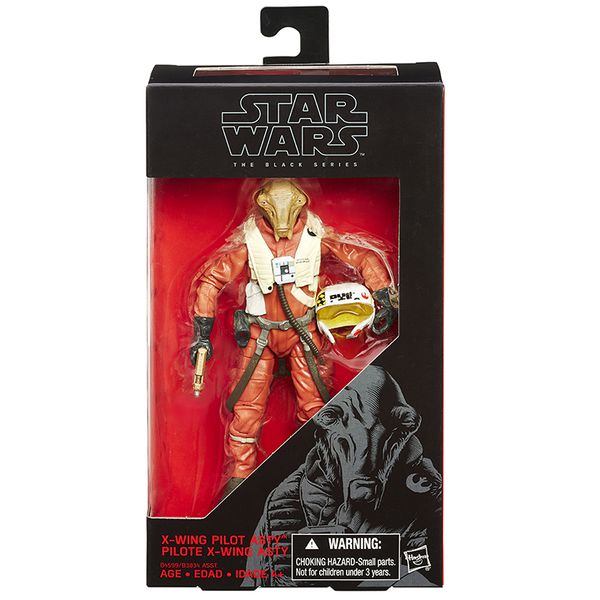 Star Wars Black Series X-Wing Pilot Ello Asty (Non Mint Packaging)