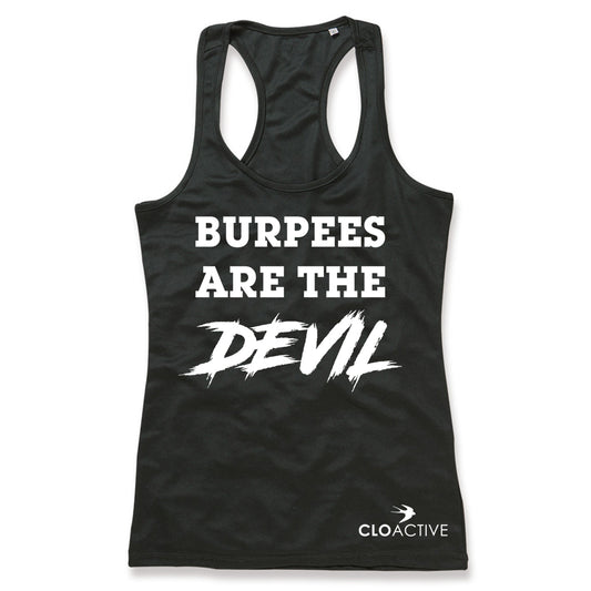 CLOACTIVE | 'Burpees are the Devil' Mesh Tank Top