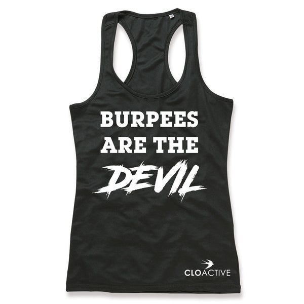 CLOACTIVE | 'Burpees are the Devil' Mesh Tank Top