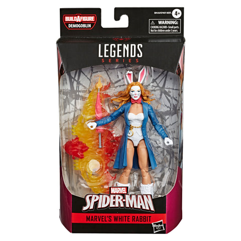 Marvel Legends Spider-Man Demogoblin Series White Rabbit Action Figure