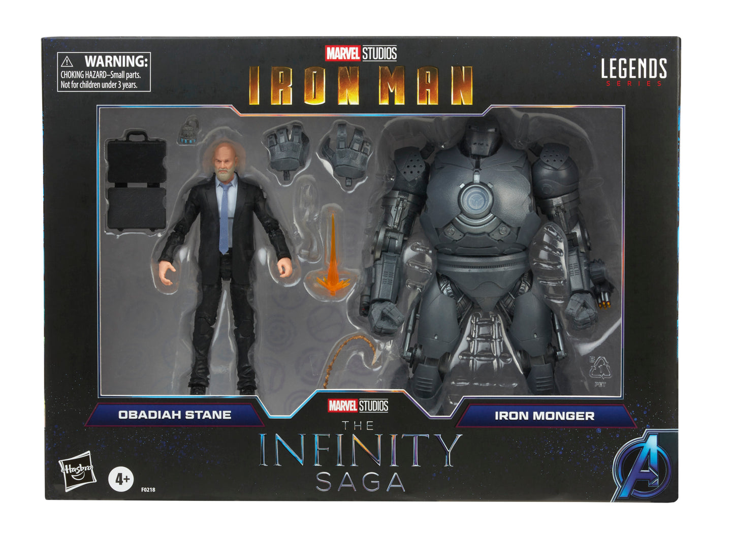 Hasbro Marvel Legends Series 6-Inch Obadiah Stane and Iron Monger