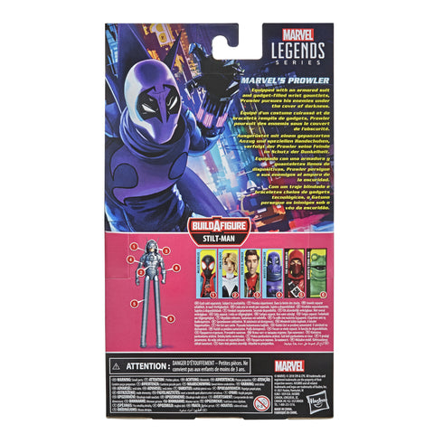 Hasbro Marvel Legends Prowler 15 Cm | Action Figure Spider-Man Serie Animata Con Maschera Rimovibile