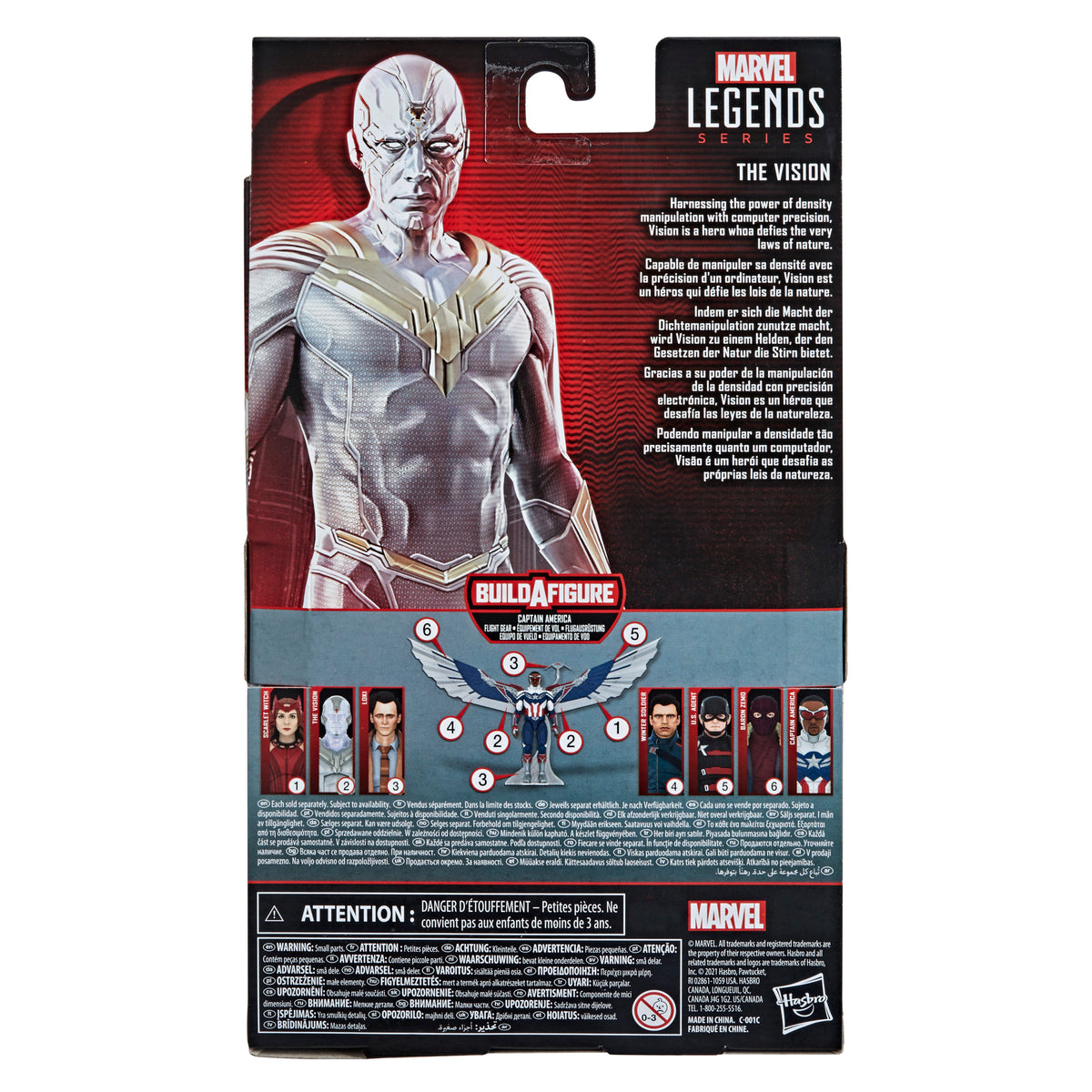 Hasbro Marvel Legends Series Avengers 6-inch Action Figure Vision