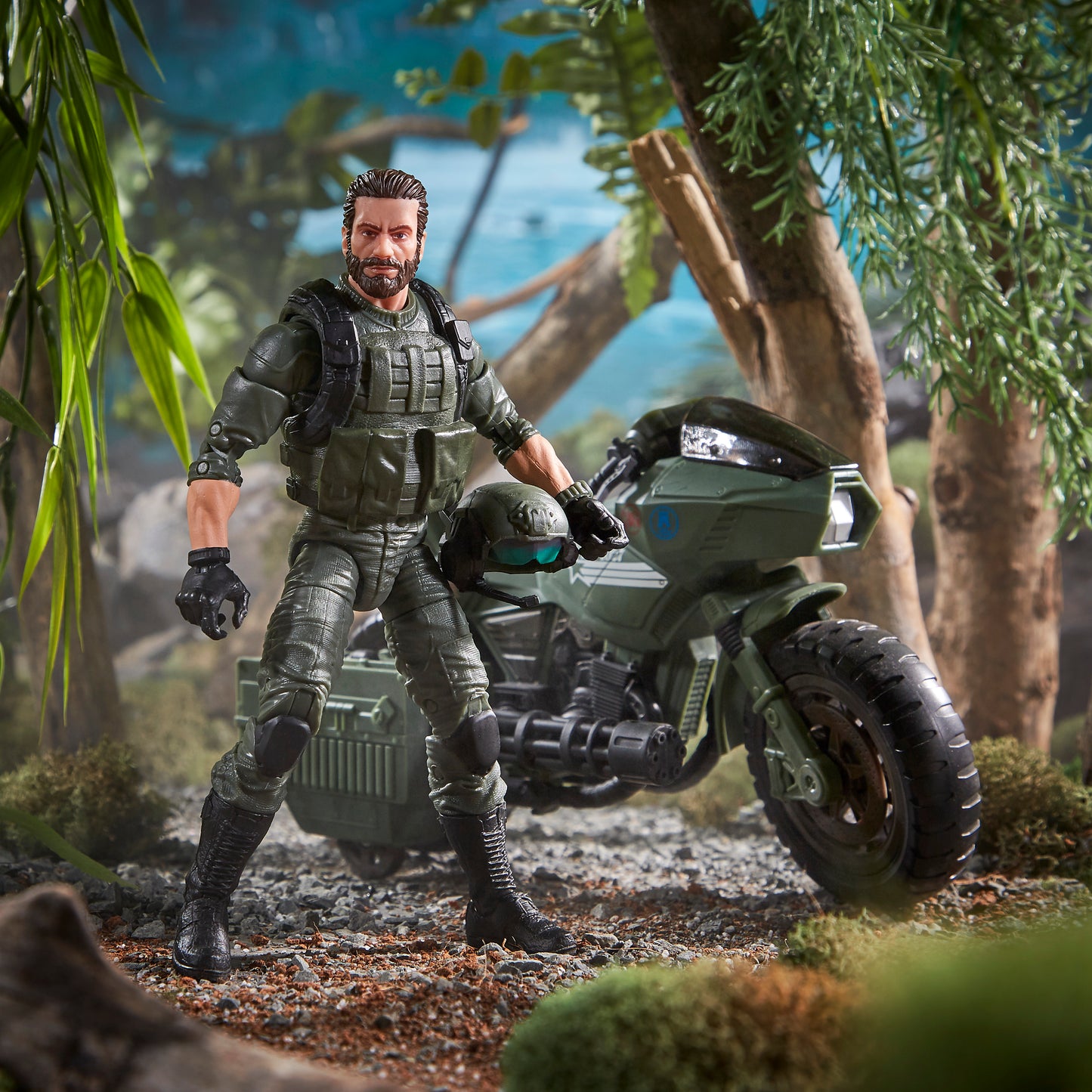 G.I. Joe Classified Series Alvin “Breaker” Kinney with RAM Cycle