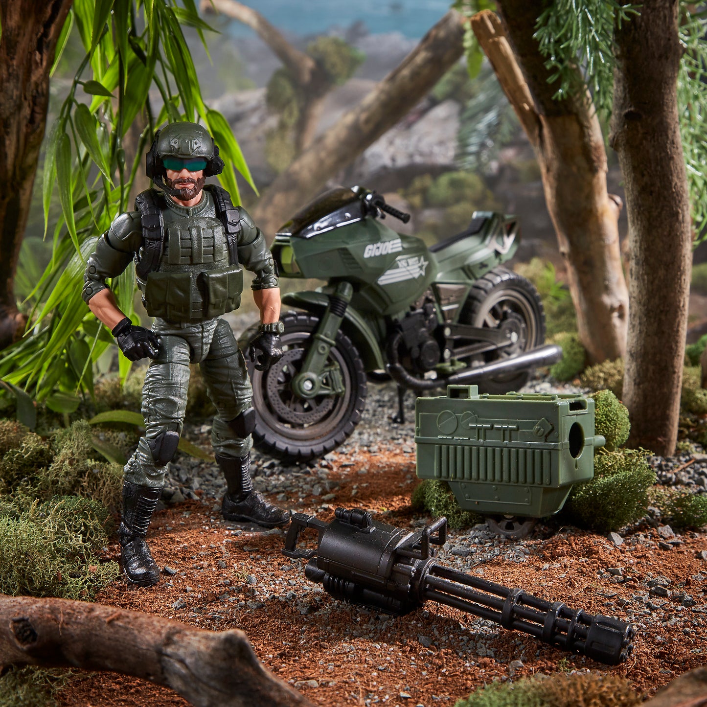 G.I. Joe Classified Series Alvin “Breaker” Kinney with RAM Cycle