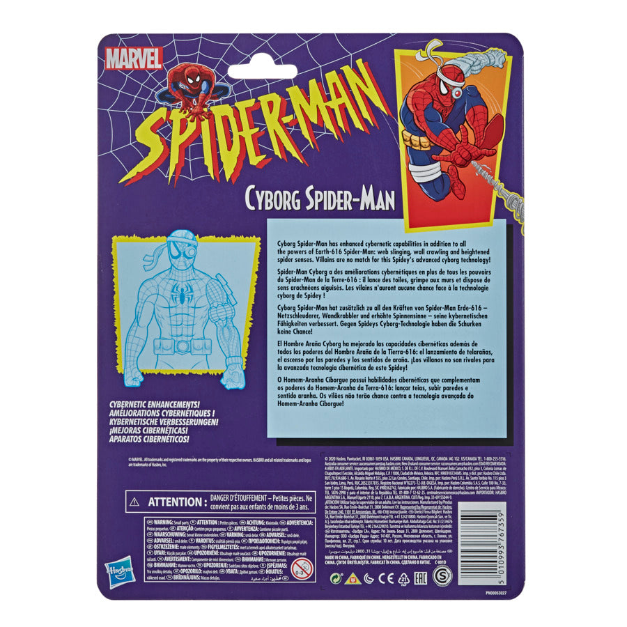 Marvel Legends Retro Cyborg Spider-Man Figure