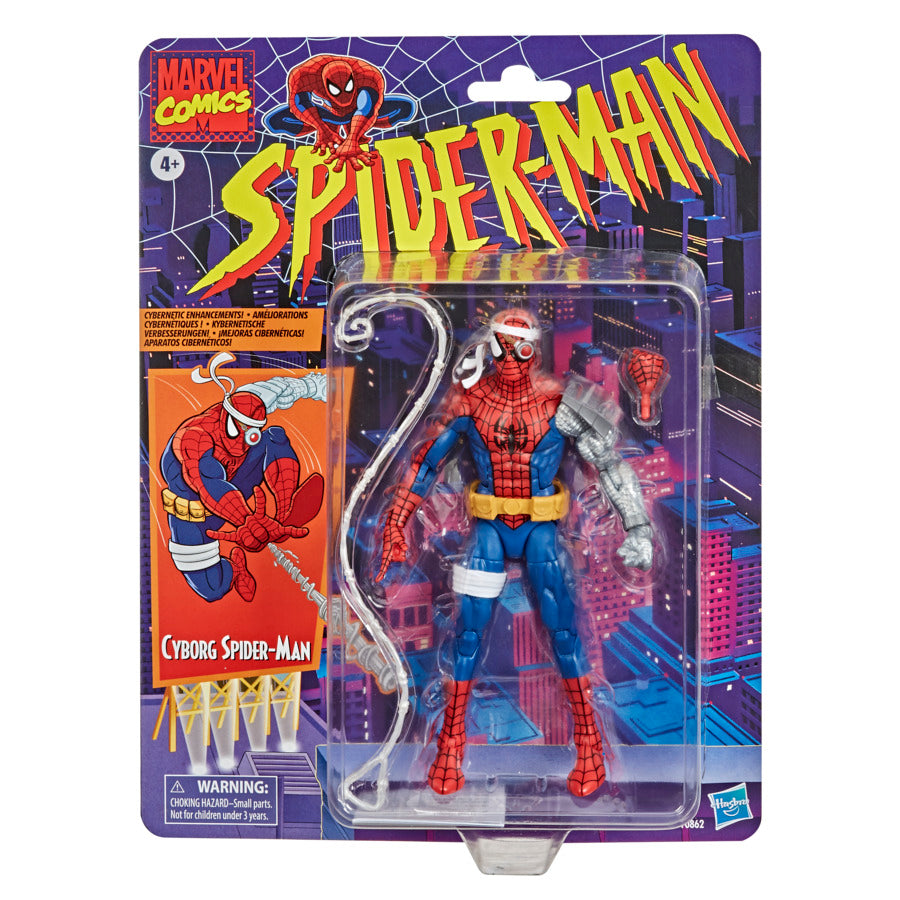Marvel Legends Retro Cyborg Spider-Man Figure