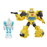 Transformers Buzzworthy Bumblebee Core 2 Pack Bumblebee and Spike Witwicky Exo Suit