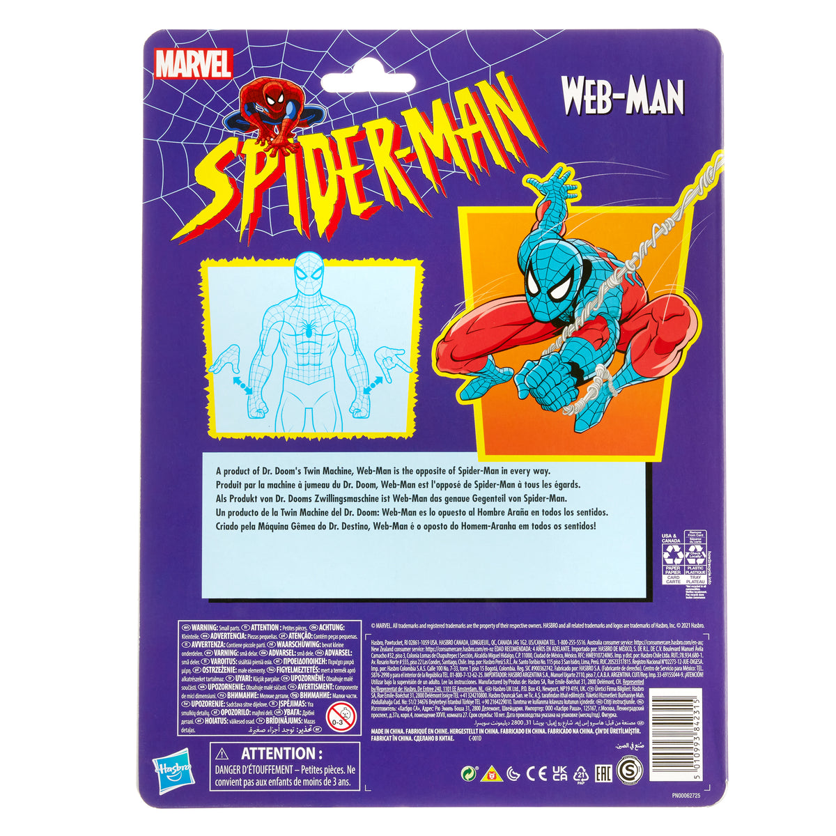 Hasbro Marvel Legends Series Web-Man